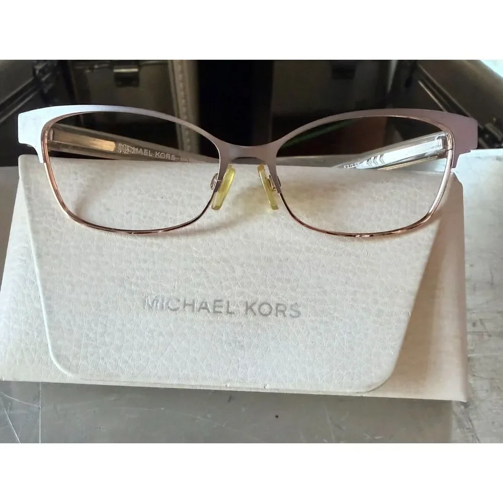 Michael Kors Rose Gold Metal Women's Eyeglass Frames